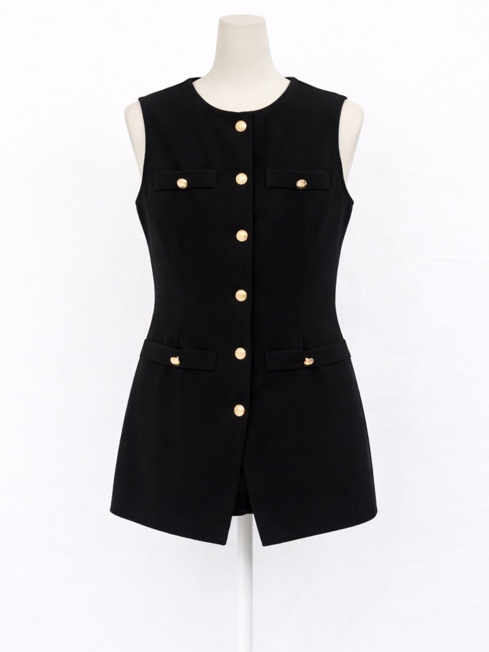 NY Collection Black Sleeveless Top
